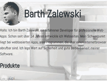 Tablet Screenshot of bzalewski.de